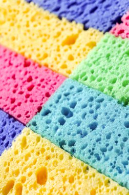 Mutfak temizlik sünger arka plan