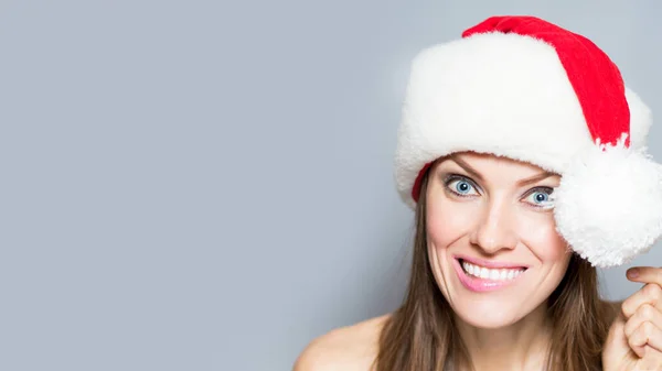 Beautiful Sexy Santa Woman — Stock Photo, Image