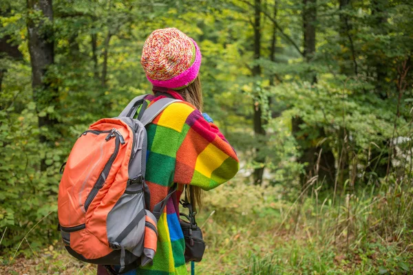 Young traveler with backpack — Stock Photo, Image