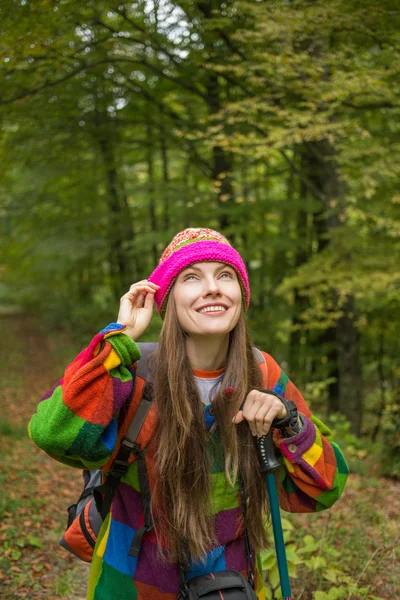 Krásná mladá žena cestování — Stock fotografie