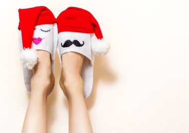 Sevimli Noel bacaklar