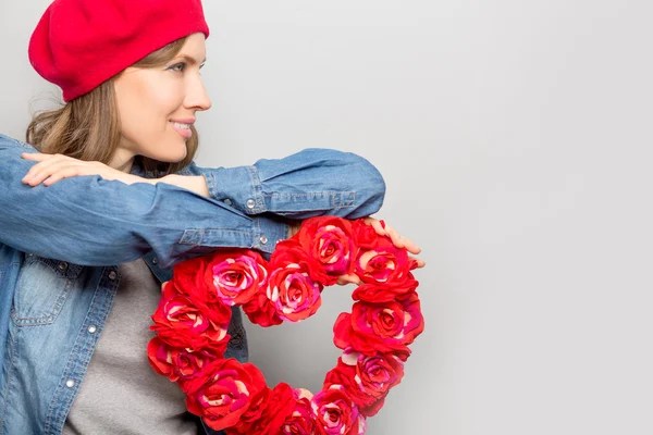 Valentim Dia Mulher — Fotografia de Stock