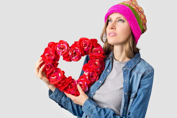 San Valentín Mujer —  Fotos de Stock