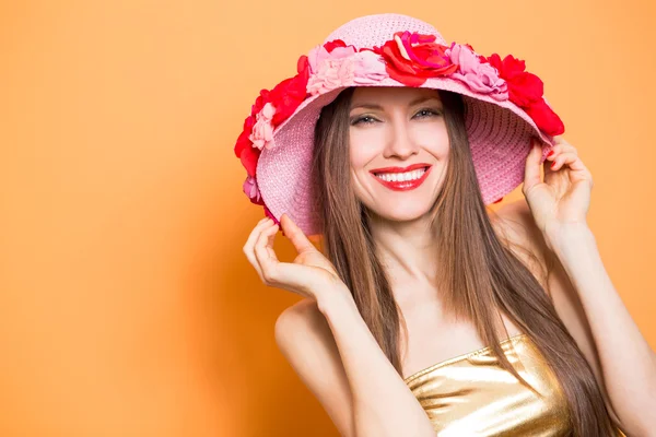 Hat woman — Stock Photo, Image