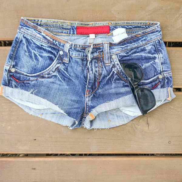 Jeans-Shorts — Stockfoto