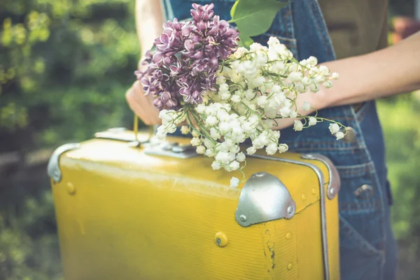 Spring traveler — Stock Photo, Image