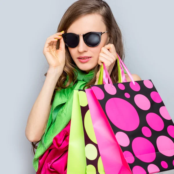 Shopping woman — Stock Photo, Image