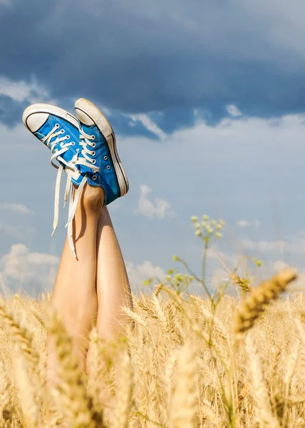 Sexy zomer benen — Stockfoto