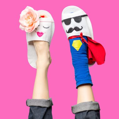 Süper kahraman ve onun kız arkadaşı