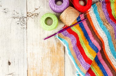 renkli örgü arka plan