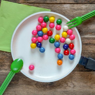 Sevgiliye arka plan tatlılar Pan ile