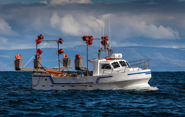 Barco de pesca comercial Imagen De Stock