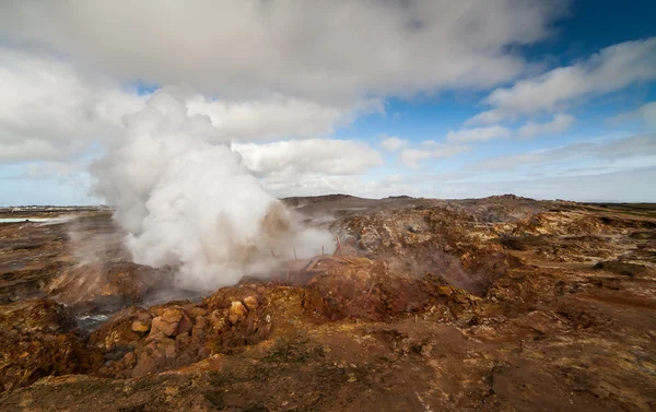 Iceland geothermal area — Stock Photo, Image