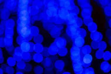 Soyut mavi bokeh arkaplanı