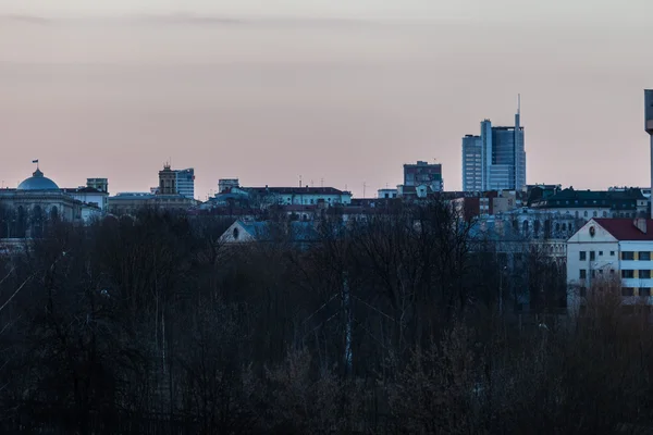 Город с высокой точки — стоковое фото