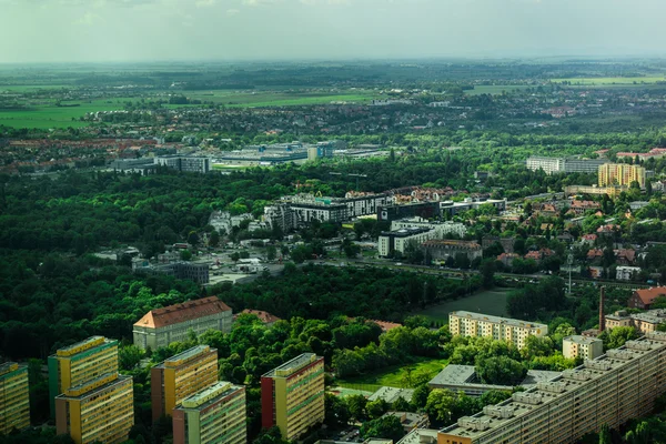 Luftaufnahme der Stadt Breslau in Polen — Stockfoto