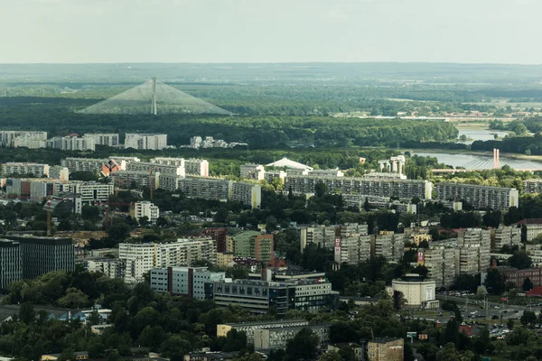 Luchtfoto van Wroclaw stad in Polen — Stockfoto
