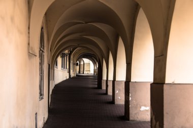 The passage at street of Prague 