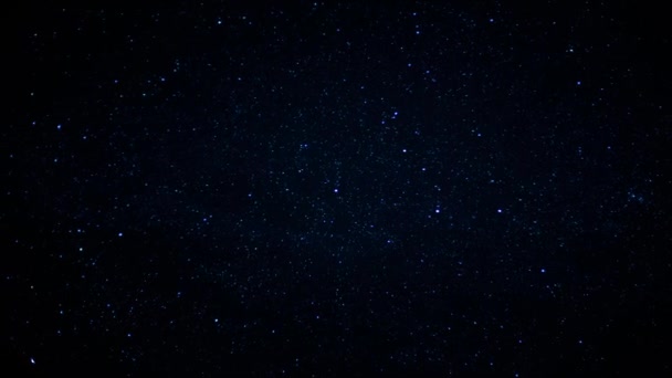 Πάροδο του χρόνου του ένα νυχτερινό ουρανό — Αρχείο Βίντεο
