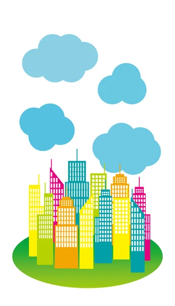 Cityscape. — Stock Vector