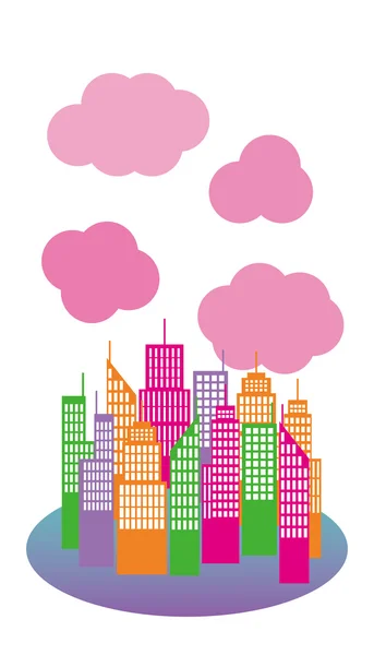 Cityscape. — Stock Vector