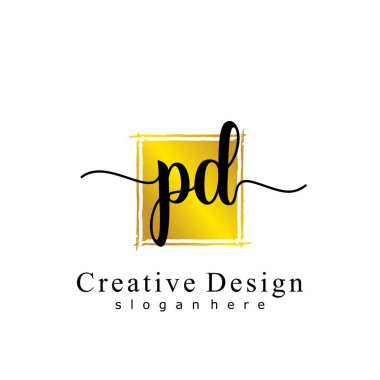 İlk PD el yazısı ilk logo kavramı