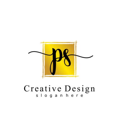 İlk PS el yazısı ilk logo kavramı