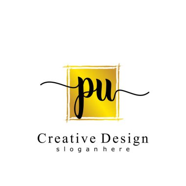 İlk PU el yazısı ilk logo kavramı