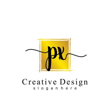 İlk PX el yazısı ilk logo kavramı