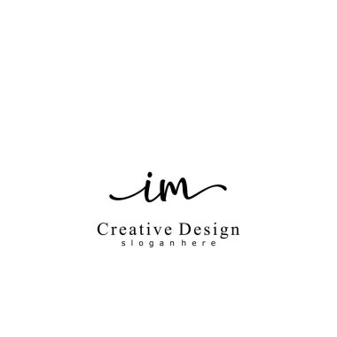 İlk logo kavramının ilk IM el yazısı