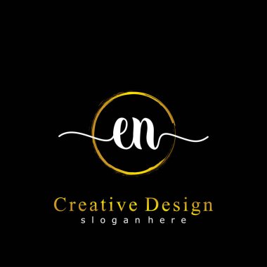 İlk logo kavramının ilk EN el yazısı