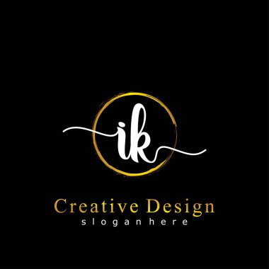 İlk logo kavramının ilk IK el yazısı