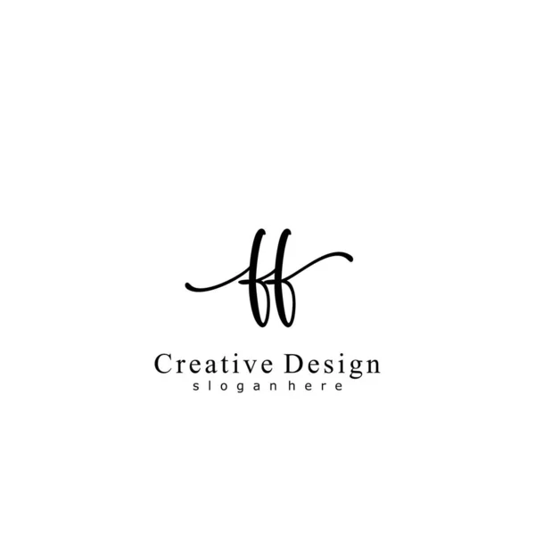 İlk logo kavramının ilk FF el yazısı