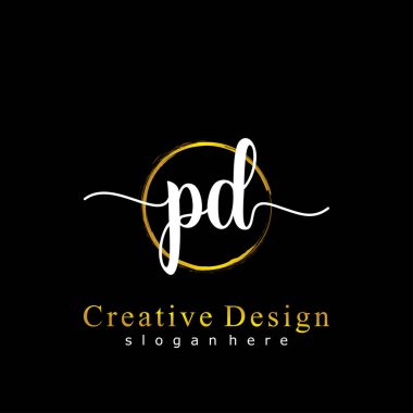 İlk logo kavramının PD el yazısı