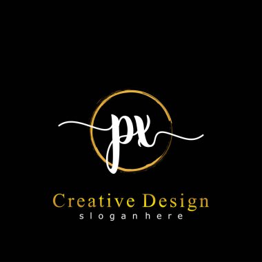 İlk logo kavramının ilk PX el yazısı