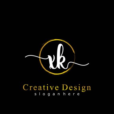 İlk logo kavramının XK el yazısı