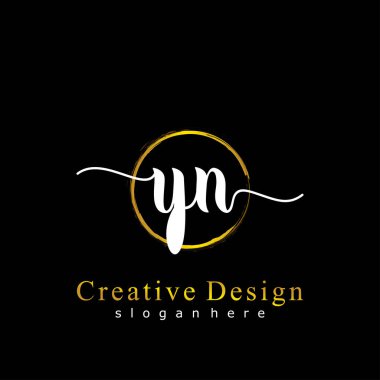 İlk logo kavramının YN el yazısı