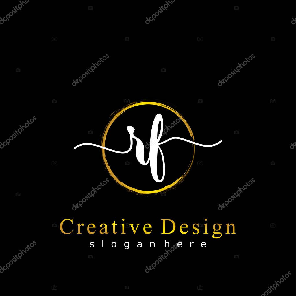 Initial RF handwriting of initial logo concept