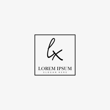 İlk logo kavramının ilk LX el yazısı