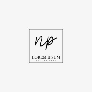 İlk logo kavramının ilk NP el yazısı