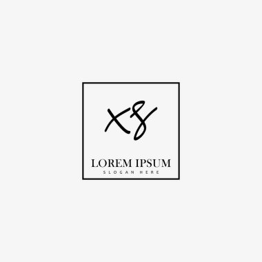 İlk logo kavramının XS el yazısı