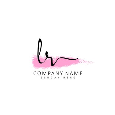 İlk logo kavramının ilk LR el yazısı