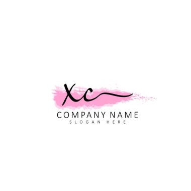 İlk logo kavramının XC el yazısı