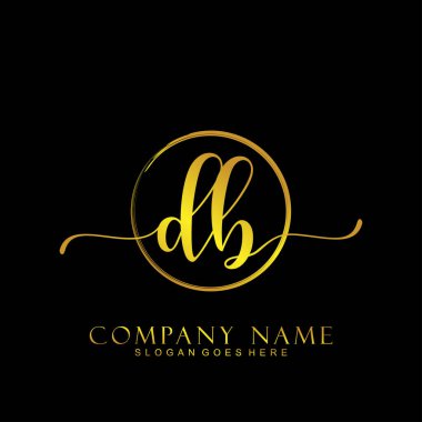 İlk logo kavramının ilk DB el yazısı