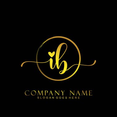 İlk logo kavramının ilk IB el yazısı