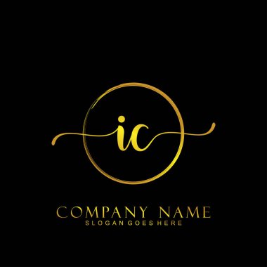 İlk logo kavramının ilk IC el yazısı