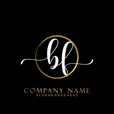 İlk logo kavramının ilk BF el yazısı