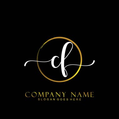 İlk logo kavramının ilk CF el yazısı