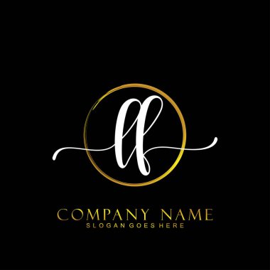 İlk logo kavramının ilk LF el yazısı