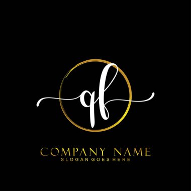 İlk logo kavramının ilk QF el yazısı